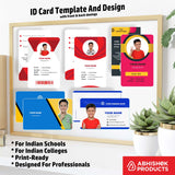 6/6 CorelDraw 11 Printable ID Card Design Templates | 100 Editable Designs India