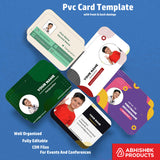 3/6 CorelDraw 11 ID Badge & Business Card Design Templates | 100 Editable Designs India