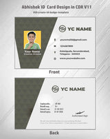 1/6 ID Card Design Templates in CorelDraw 11 | 100 Editable Downloadable Designs