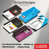 Huge ID Card Collection - CorelDraw File 600 Designs - Complete Professional Template Bundle India