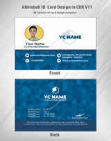 1/6 ID Card Design Templates in CorelDraw 11 | 100 Editable Downloadable Designs