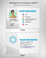 1/6 ID Card Design Templates in CorelDraw 11 | 100 Editable Downloadable Designs