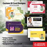 8/8 CorelDraw 11 Printable ID Card Design Templates | 65 Editable Designs India