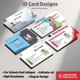 Huge ID Card Collection - CorelDraw File 600 Designs - Complete Professional Template Bundle India