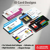 Huge ID Card Collection - CorelDraw File 600 Designs - Complete Professional Template Bundle India
