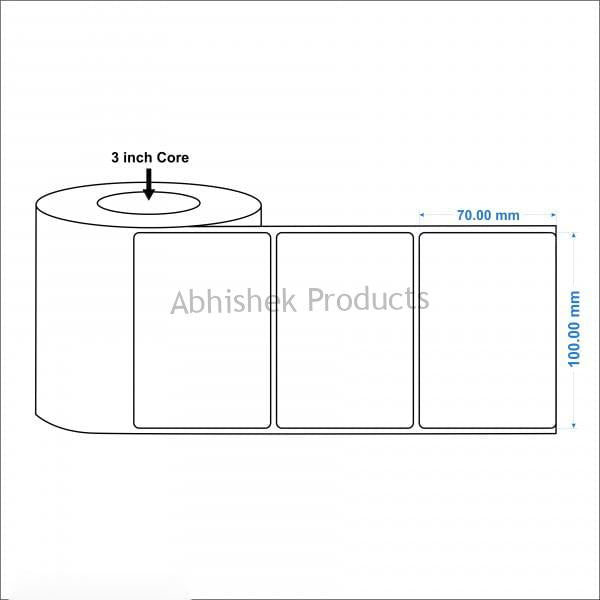 100x70 Chromo Barcode Stickers500 Label in Roll 03