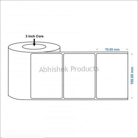 100x70 Chromo Barcode Stickers500 Label in Roll 03