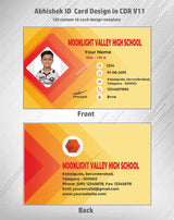 2/6 CorelDraw 11 Company ID Card Design Templates | 100 Editable Designs India