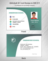 2/6 CorelDraw 11 Company ID Card Design Templates | 100 Editable Designs India