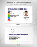 2/6 CorelDraw 11 Company ID Card Design Templates | 100 Editable Designs India