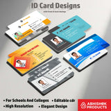 Huge ID Card Collection - CorelDraw File 600 Designs - Complete Professional Template Bundle India