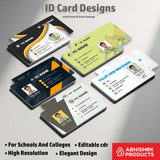Huge ID Card Collection - CorelDraw File 600 Designs - Complete Professional Template Bundle India