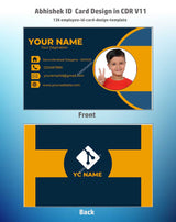 2/6 CorelDraw 11 Company ID Card Design Templates | 100 Editable Designs India