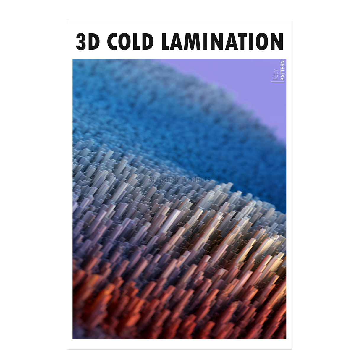 137 3d Cold Lamination Film 14 Inch x 10 Meter Film 1