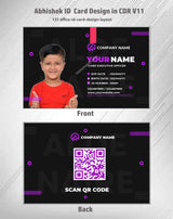 2/6 CorelDraw 11 Company ID Card Design Templates | 100 Editable Designs India