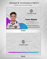 2/6 CorelDraw 11 Company ID Card Design Templates | 100 Editable Designs India