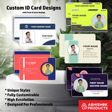 8/8 CorelDraw 11 Printable ID Card Design Templates | 65 Editable Designs India
