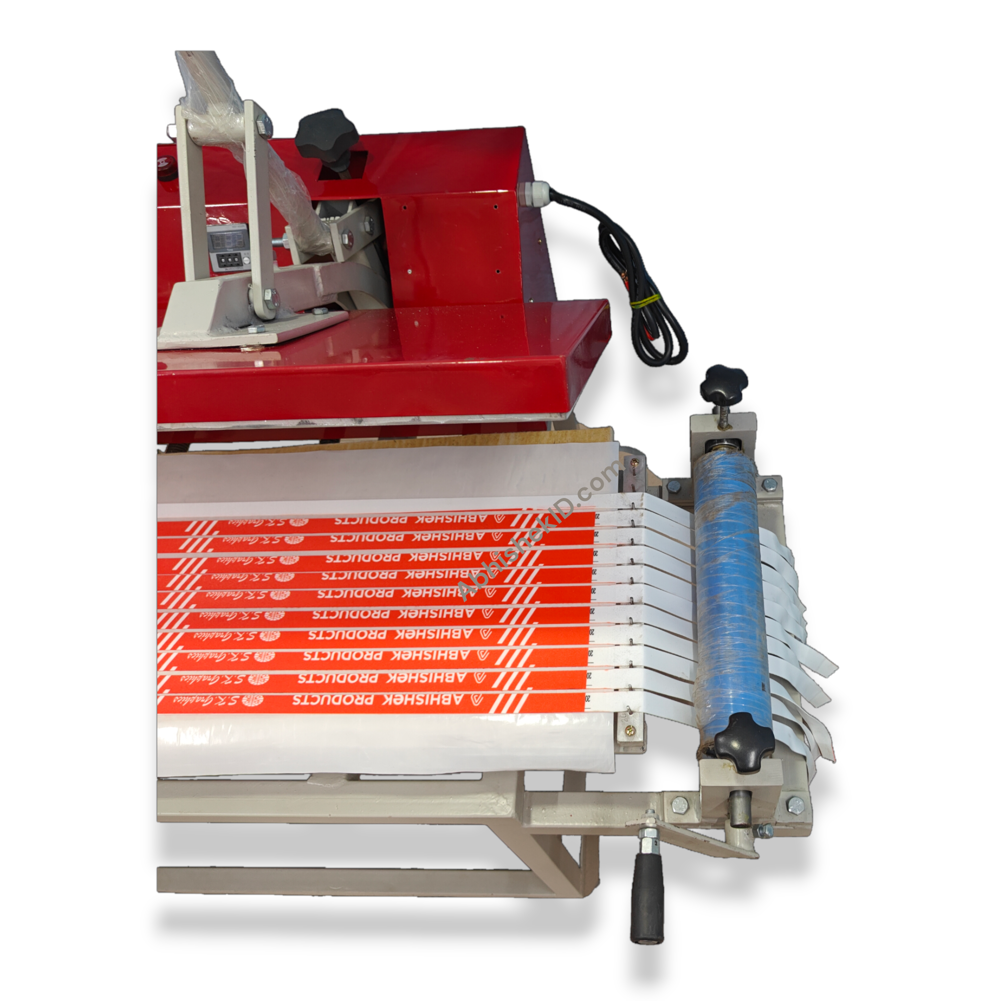 13x40 Heat Press Machine for Multicolor ID Card Lanyard Printing Machi –  Abhishek Products