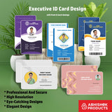 7/8 CorelDraw 11 Printable ID Card Design Templates | 100 Editable Designs India