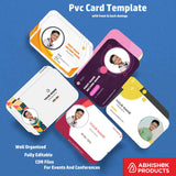3/6 CorelDraw 11 ID Badge & Business Card Design Templates | 100 Editable Designs India