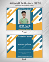 2/6 CorelDraw 11 Company ID Card Design Templates | 100 Editable Designs India