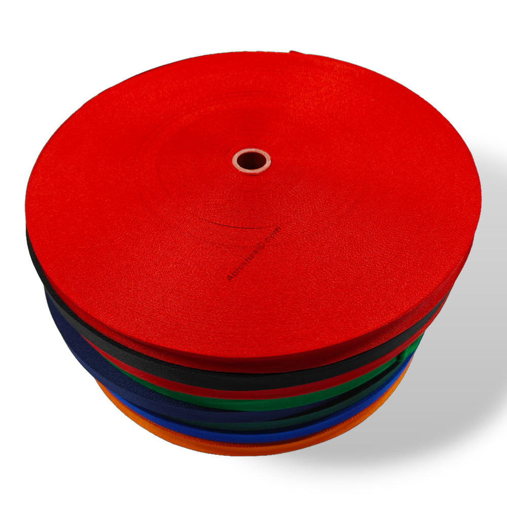 16mm satin lanyard roll for id card tags Marron, Navy Blue, Parrot Green, Red, Royal Blue, Yellow, Black, Dark Green (3)