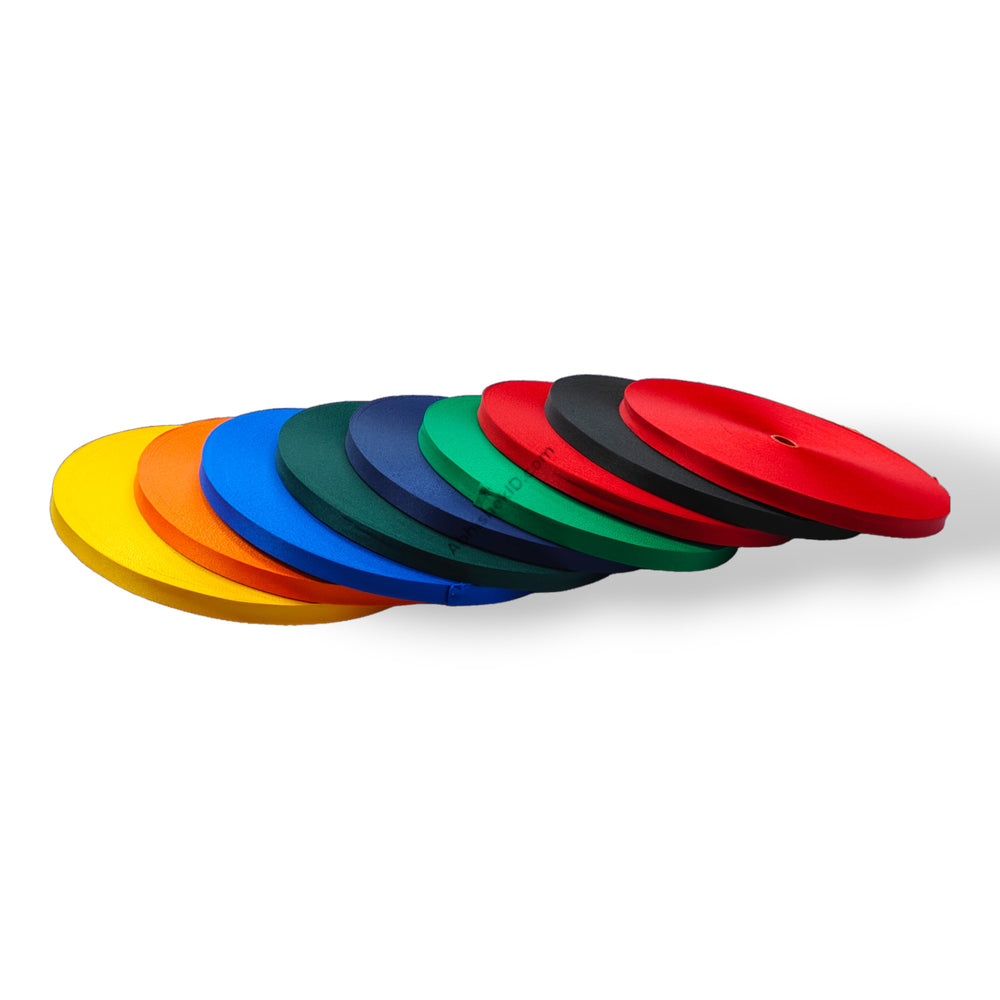 16mm satin lanyard roll for id card tags Marron, Navy Blue, Parrot Green, Red, Royal Blue, Yellow, Black, Dark Green (4)