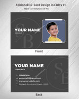 2/6 CorelDraw 11 Company ID Card Design Templates | 100 Editable Designs India