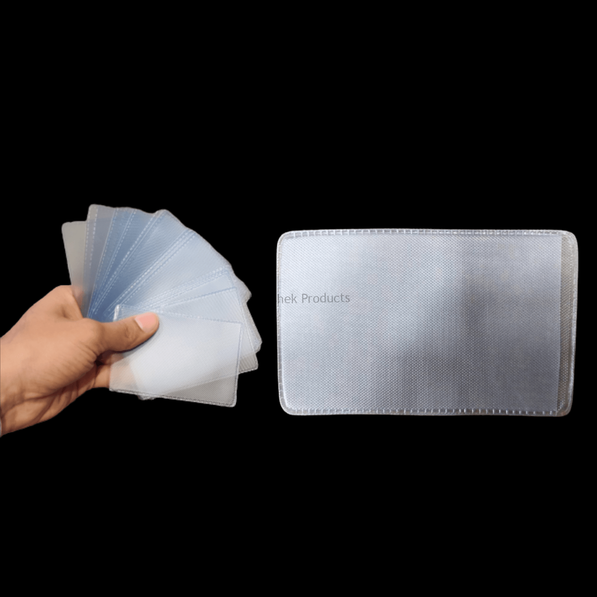 195 TEXTURE ATM CARD COVER PVC POUCH READY MADE FOR ID CARDS 300 PCS