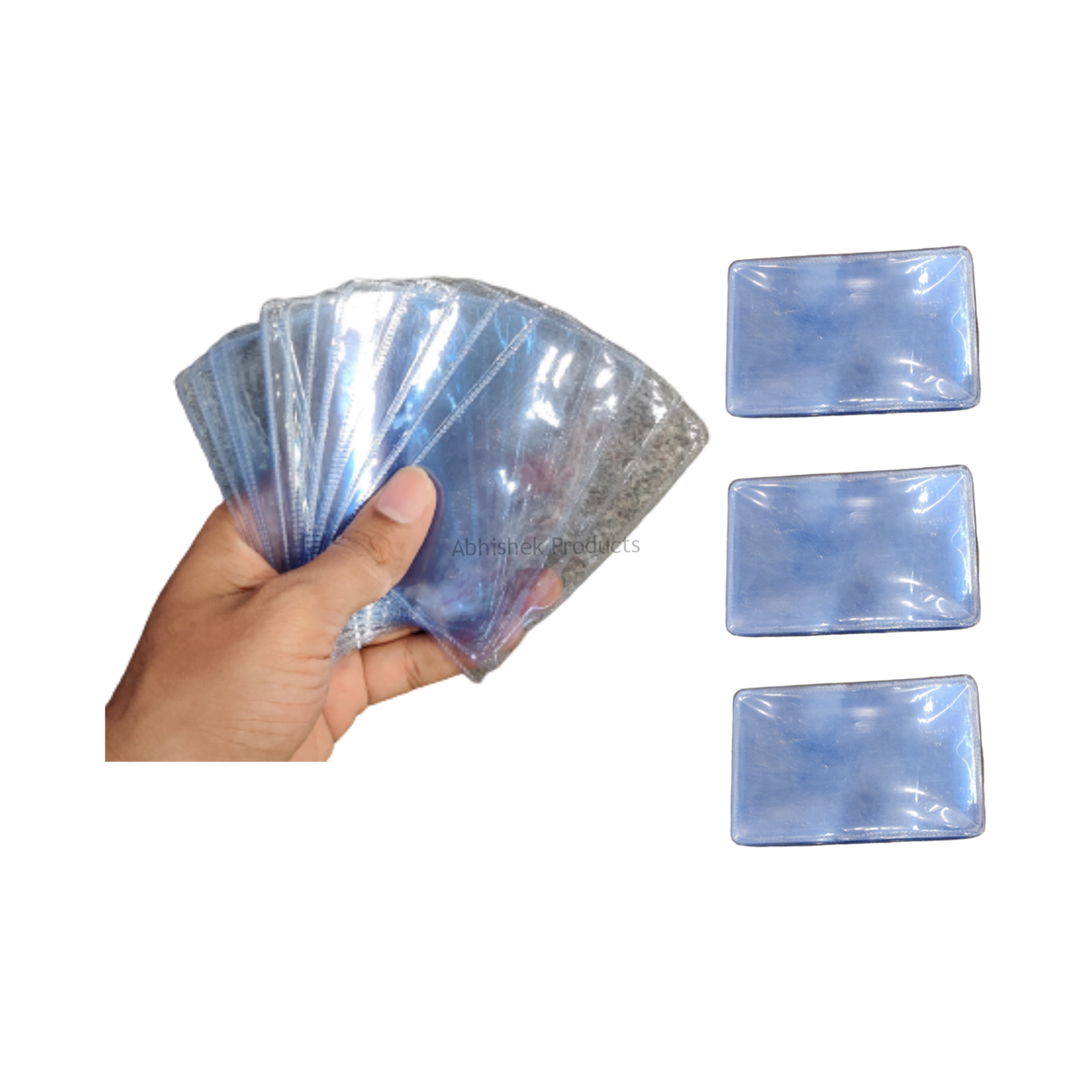 199 GLOSSY ATM CARD COVER PVC POUCH READY MADE FOR ID CARDS 300 PCS