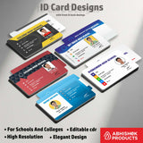 Huge ID Card Collection - CorelDraw File 600 Designs - Complete Professional Template Bundle India