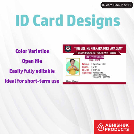 Online tool for making company ID cards, perfect for corporate and professional use