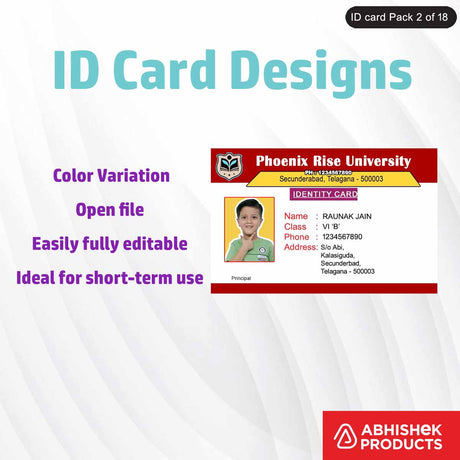 Online tool for creating custom ID badges, suitable for businesses and personal use