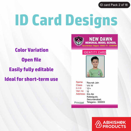 Online tool for making company ID badges, perfect for corporate and professional use