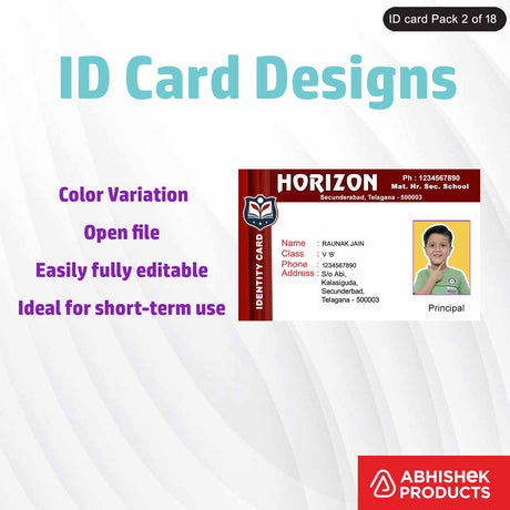 High-quality custom PVC ID cards, fully customizable and suitable for various uses