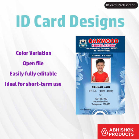 Professional service for printing custom ID cards, high-quality and customizable