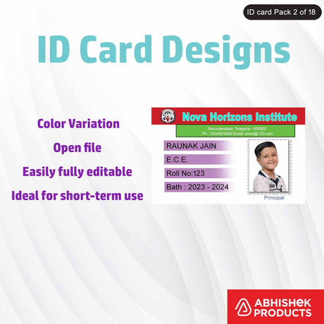 Professional printing service for custom ID badges, high-quality and customizable