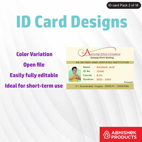 Online tool for making employee ID cards, perfect for corporate and professional use