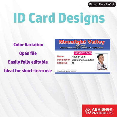 Custom printed PVC cards with high-quality finish, suitable for various uses