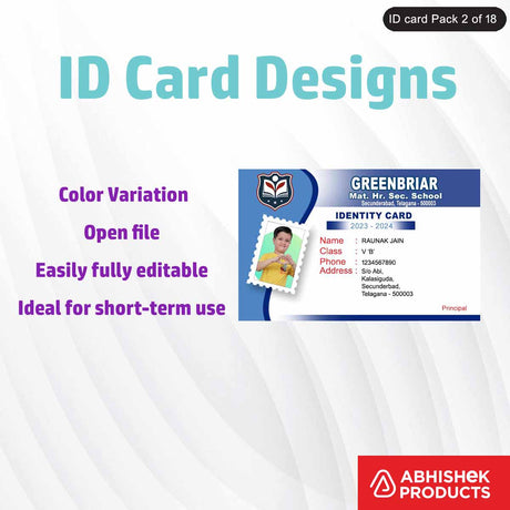 High-quality custom PVC ID cards, fully customizable and suitable for various uses