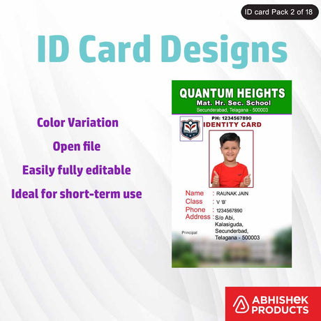 High-quality custom PVC ID badges, fully customizable and suitable for various uses