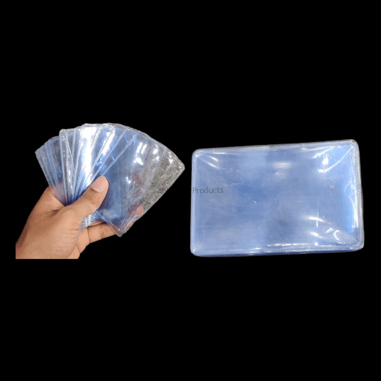 200 GLOSSY ATM CARD COVER PVC POUCH READY MADE FOR ID CARDS 100 PCS