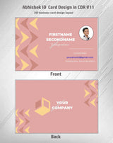 3/6 CorelDraw 11 ID Badge & Business Card Design Templates | 100 Editable Designs India