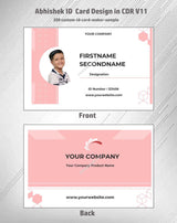 3/6 CorelDraw 11 ID Badge & Business Card Design Templates | 100 Editable Designs India