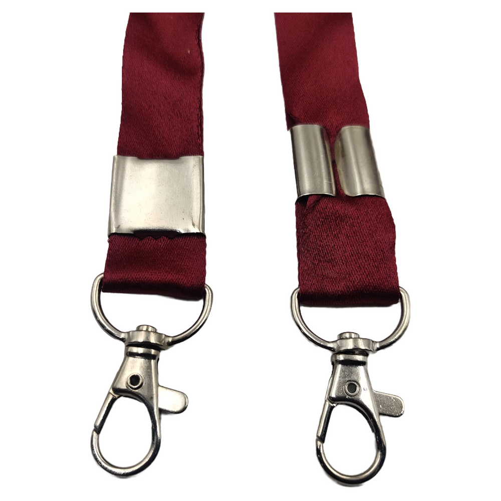 20mm Satin Lever Hook ID Card Tag Lanyard
