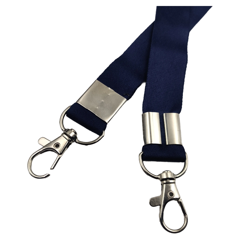 20mm Satin Lever Hook ID Card Tag Lanyard
