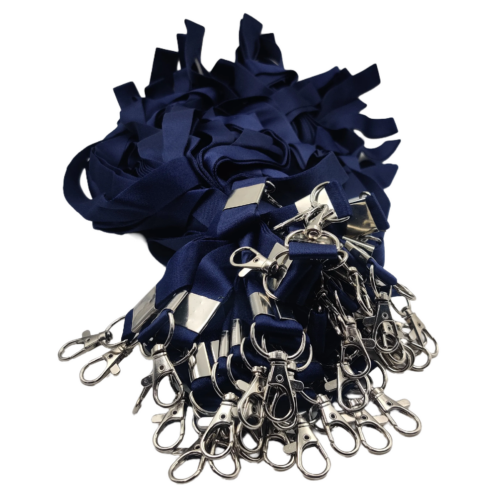 20mm Satin Lever Hook ID Card Tag Lanyard