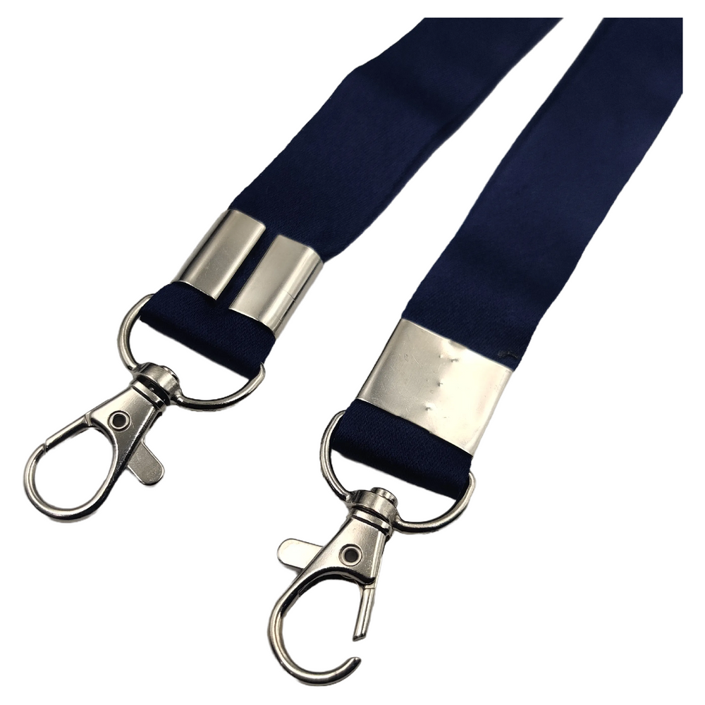 20mm Satin Lever Hook ID Card Tag Lanyard