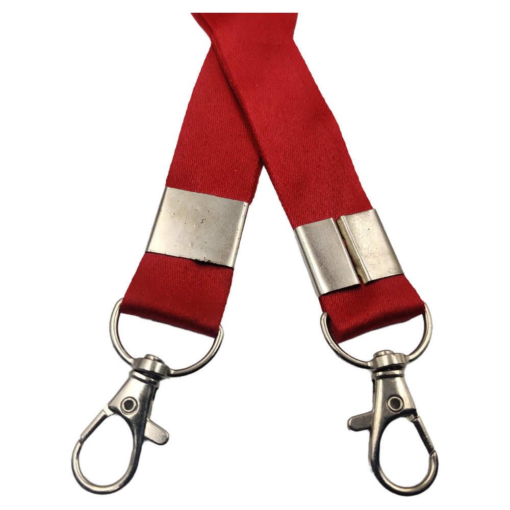 20mm Satin Lever Hook ID Card Tag Lanyard