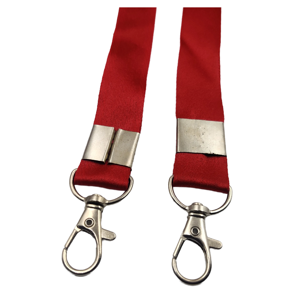 20mm Satin Lever Hook ID Card Tag Lanyard